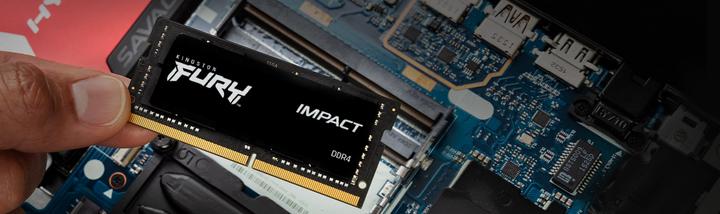 Actual product image Kingston FURY Impact (1 x 8GB, 3200 MHz, DDR4-RAM, SO-DIMM)