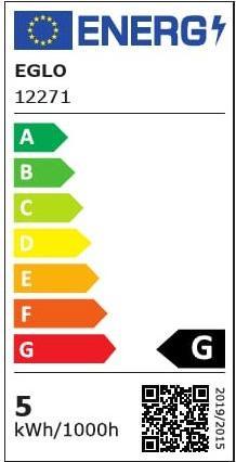 Energie-Label EGLO Leuchtmittel (E27, 4.90 W, 500 lm, 1 x, F)