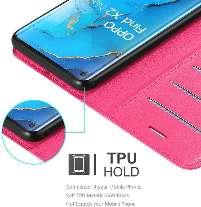 Actual product image Cadorabo Book with stand function cover (Oppo Find X2 Neo)