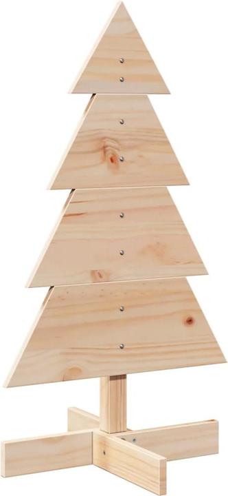 Immagine prodotto VidaXL Albero di Natale in legno Albero di Natale in legno bianco 180cm in legno di pino massiccio (180 cm)