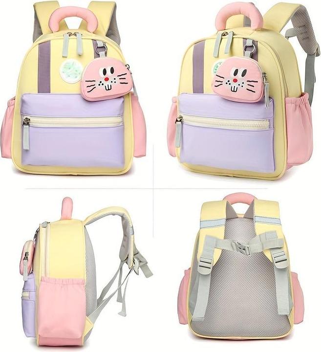 Actual product image Only-Bags.Store Charming children's backpack: lightweight, adjustable and hand-washable - perfect for children aged