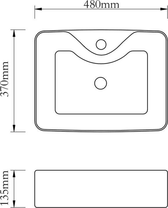 Image du produit VidaXL Emriye (370 mm, 480 mm)