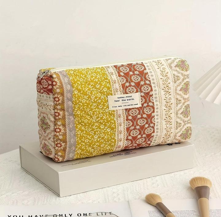 Immagine prodotto Only-Bags.Store Borsa per cosmetici in cotone con grande capacità -, non impermeabile, inodore