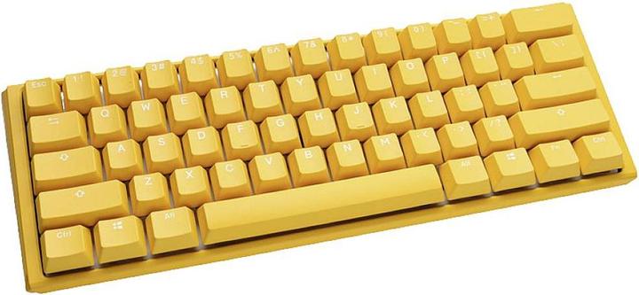 Produktbild Ducky One 3 Yellow mini gaming keyboard, RGB LED - MX-black (DE, Kabelgebunden)