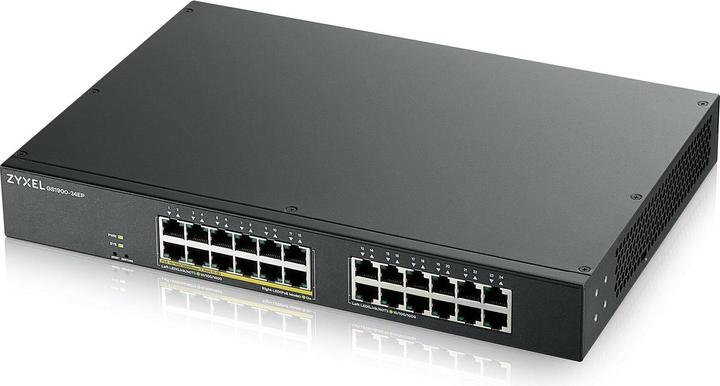 Zyxel GS1900-24EP, 24-PORT GBE L2, 12 PORT POE SMART SWITCH (24 Ports)