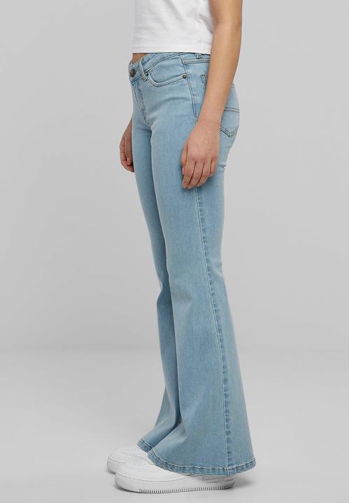 Produktbild Urban Classics Ladies Organic Low Waist Flared Denim (28)