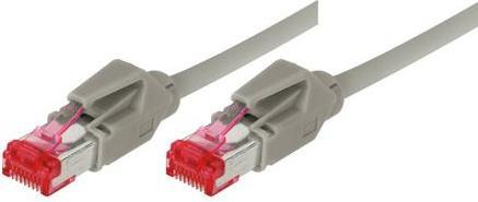 Image du produit Tecline Dätwyler Câble patch S/FTP, Cat 6, gris, 20,0 m Hautement flexible, avec connecteurs Hiroso TM21 (S/STP, S/FTP, CAT6, 20 m)