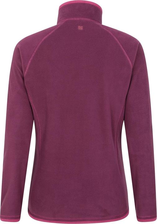 Actual product image Mountain Warehouse Womens/Ladies Montana Half Zip Fleece Top (46 D)