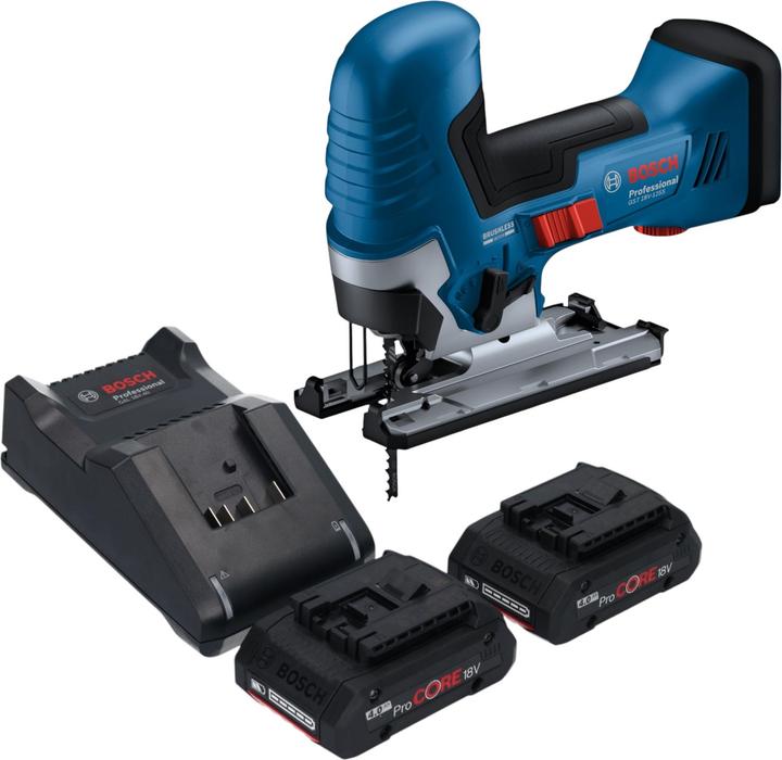 Immagine prodotto Bosch Professional Bosch GST 18V-125 S Professional Akku Stichsäge 18 V 125 mm Brushless + 2x ProCORE Akku 4,0 Ah +