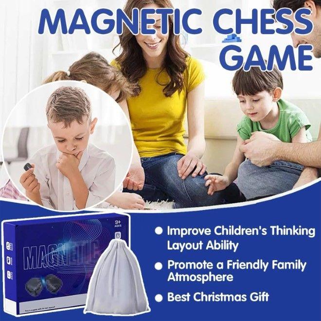 Produktbild MU Classic Magnetic Chess - Magnetsteine verbinden vermeiden