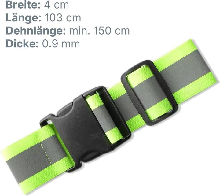 Immagine prodotto Hermex Reflektorgurt Rucksack-Reflektorband Reflektierendes Veloband (Custodia)
