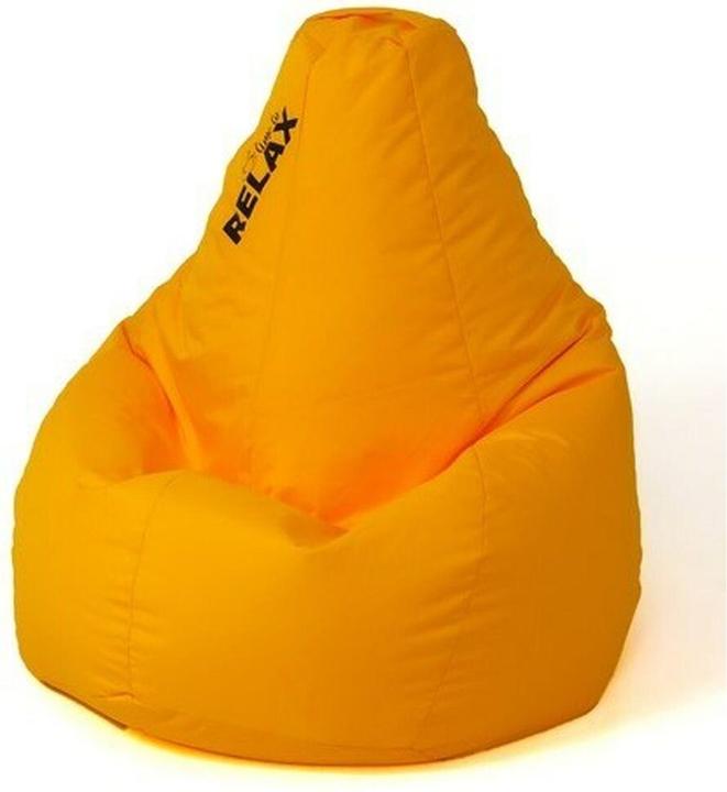 Actual product image Go Gift Sako bag pouffe pear yellow XL 130 x 90 cm