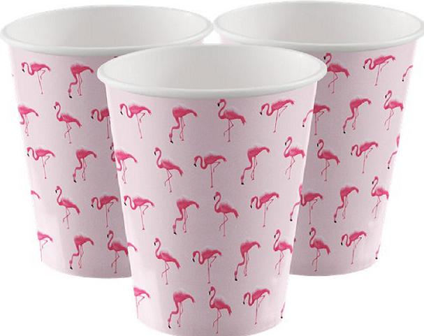 Produktbild Riethmüller 8 Becher Flamingo Paradise Papier 250 ml (10 x)