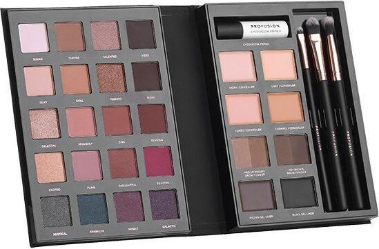 Produktbild Profusion Pro Eyes 32 pc Professional Eye Kit - Eyeshadow, Brow Powder, Brushes