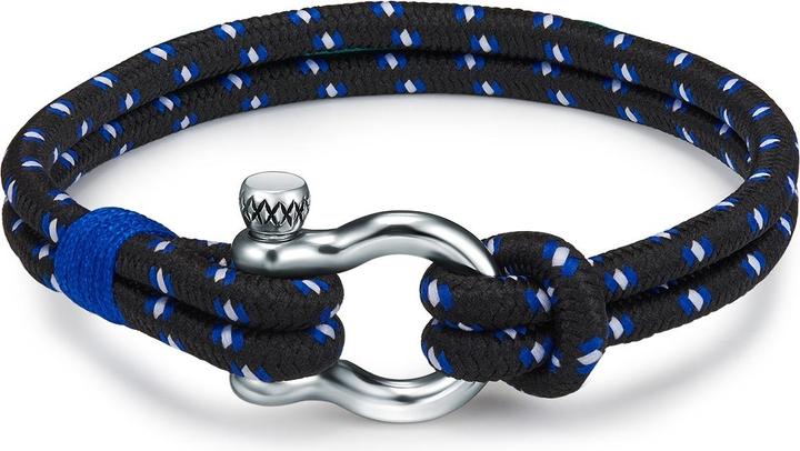 True Rebels Herren Edelstahl silber 21,0 cm - 11734 (21 cm, Edelstahl)