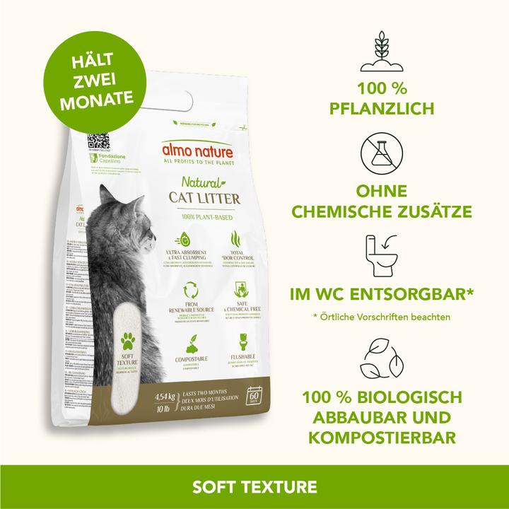 Produktbild Almo Nature Katzenstreu (Klumpend, 2.27 kg)