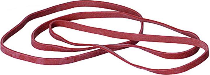 Produktbild Alco Gummiband 4 x 80 mm (B x L) Kautschuk rot 50 g/Pack. (1 Stk.)
