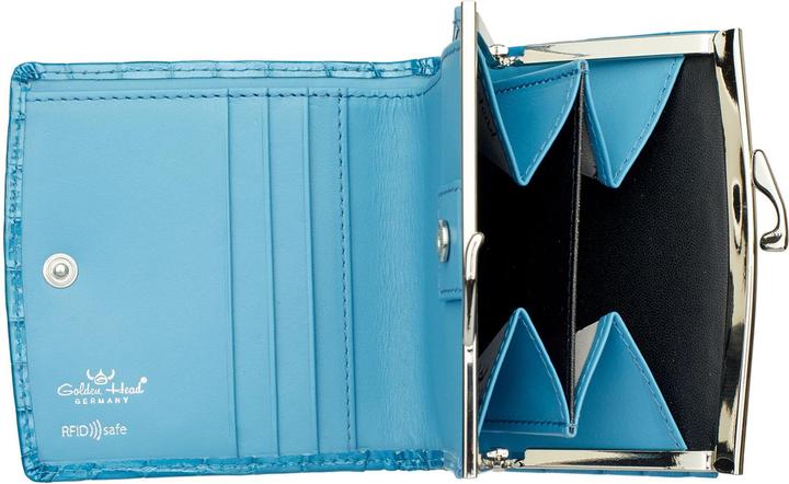 Actual product image Golden Head Cayenne wallet RFID leather 10 cm