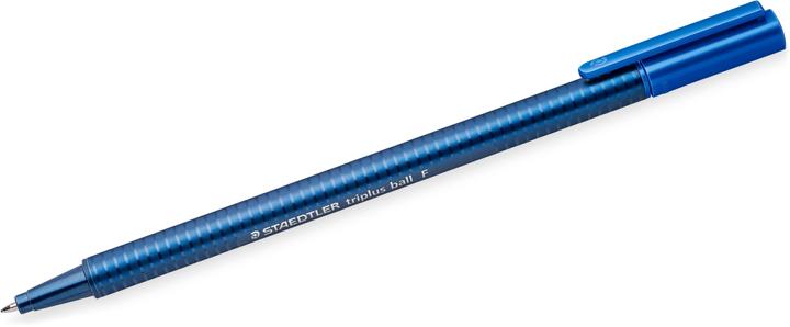 Produktbild Staedtler triplus ball 437 Dreikantiger Kugelschreiber, Einzelprodukt, blau, Linienbreite F (Blau, 1 x)