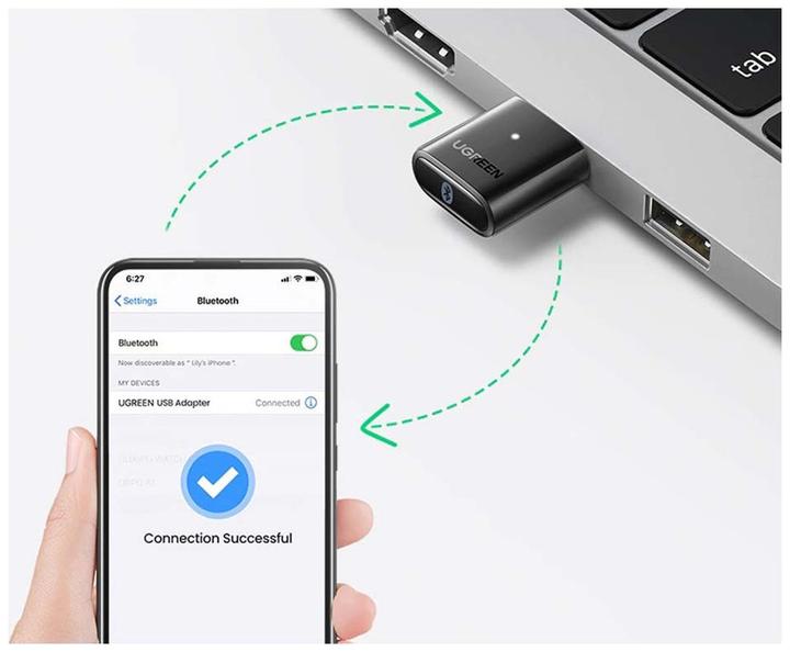 Produktbild Ugreen Bluetooth 5.0 USB Adapter (Sender & Empfänger)
