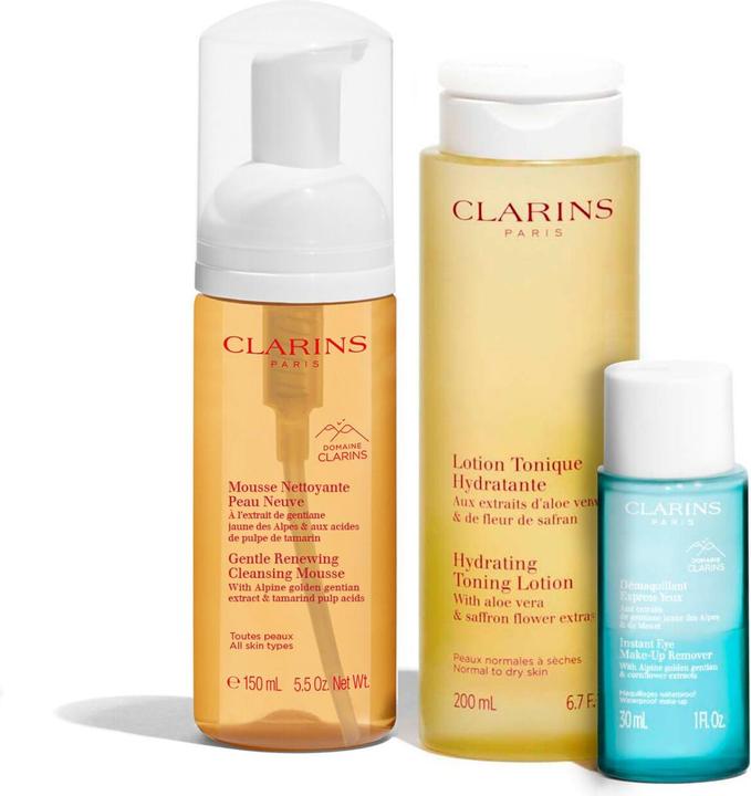 Actual product image Clarins The Essentials Regenerating Cleansing Set (Facial care set)