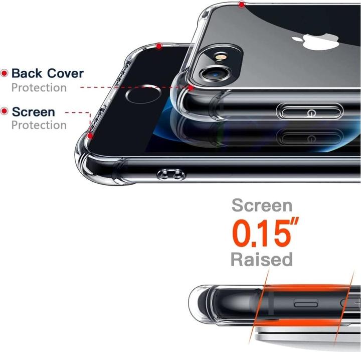 Produktbild Screenguard Apple iPhone 7 Hülle Crystal Soft Airbag Bumper (Apple iPhone 7)