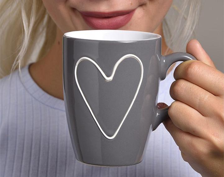 Image du produit G. Wurm Tasse à café 'Coeur' 3 fois assortie (250 ml, 1 x)