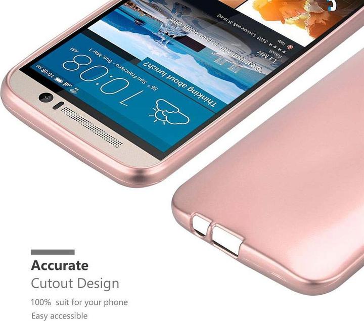 Productafbeelding Cadorabo TPU Matte Metallic hoes (HTC One M9)