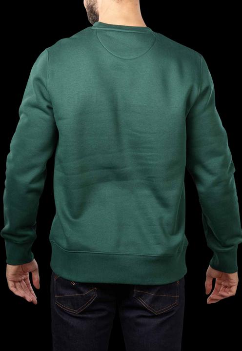 Produktbild GANT Embossed Sweater Crew Neck Tartan Green (L)