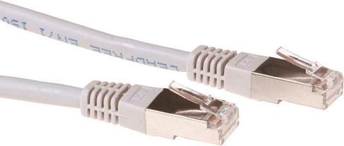 Actual product image Grey 10 meter LSZH SFTP CAT6 patch cable with RJ45 connectors. Cat6 s/ftp lszh grey 10.00m (S/FTP, CAT6, 10 m)