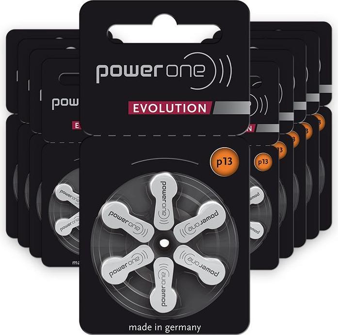 Immagine prodotto Powerone Batterie per apparecchi acustici Evolution p13 (60 pz., A13, 315 mAh)
