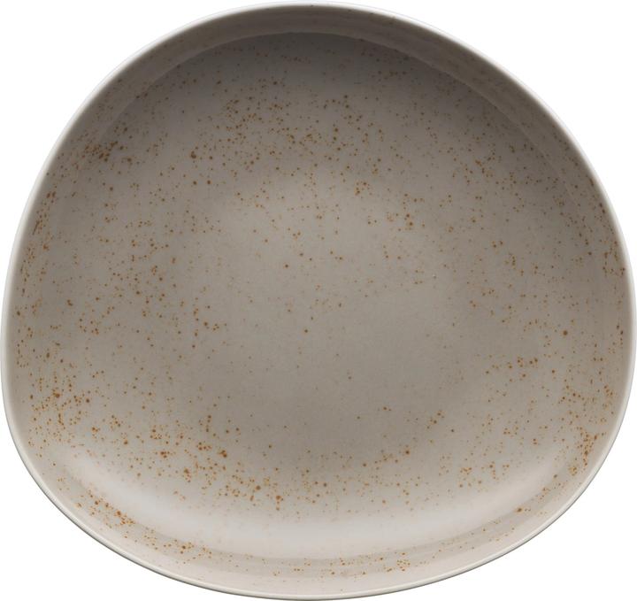 Actual product image Schönwald Pottery Unique Lightgrey Plate deep asymmetric coup 28cm (28 cm)