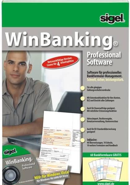 Actual product image Sigel WinBanking Software Full Version (CD)