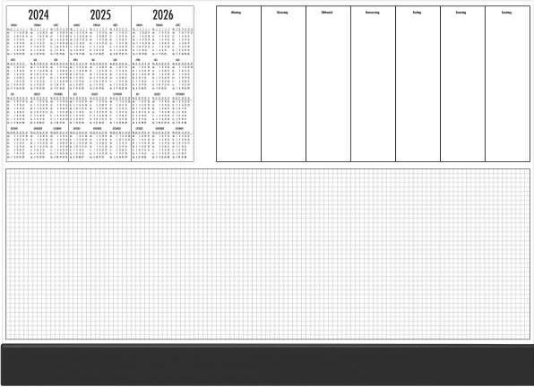Actual product image Güss Writing pad calendar 60x41cm (60 x 40 cm)