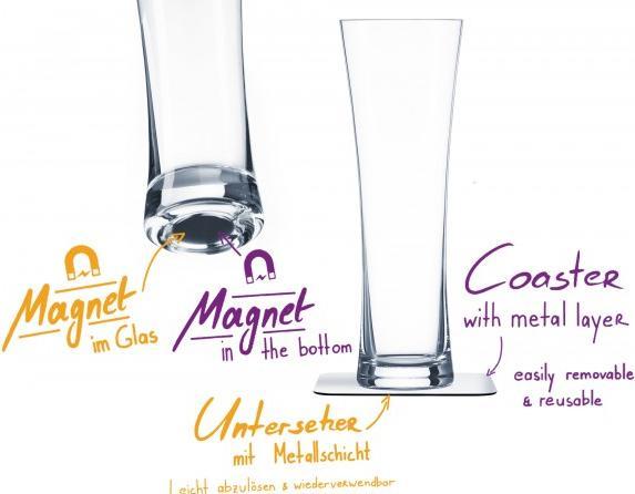 Actual product image Silwy Outdoor Beer Glass Crystal Glasses Set of 2 (0.33 l, 2 x)