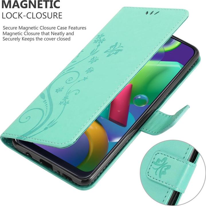 Productafbeelding Cadorabo Bloemen Boekomslag (Samsung Galaxy M31)