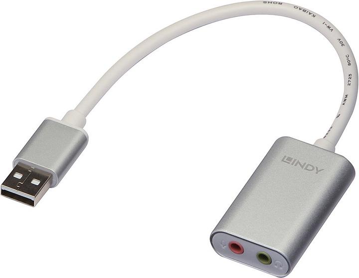 Produktbild Lindy Audioadapter USB Typ A 3,5 mm (USB)