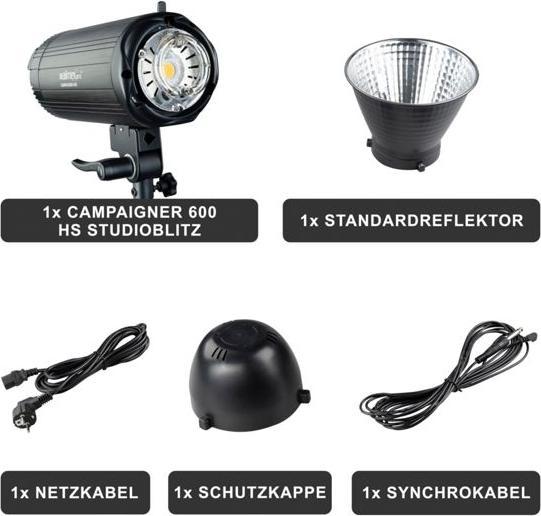 Image du produit Walimex pro Flash de studio Campaigner 600 HS (600 W, Tête de flash)