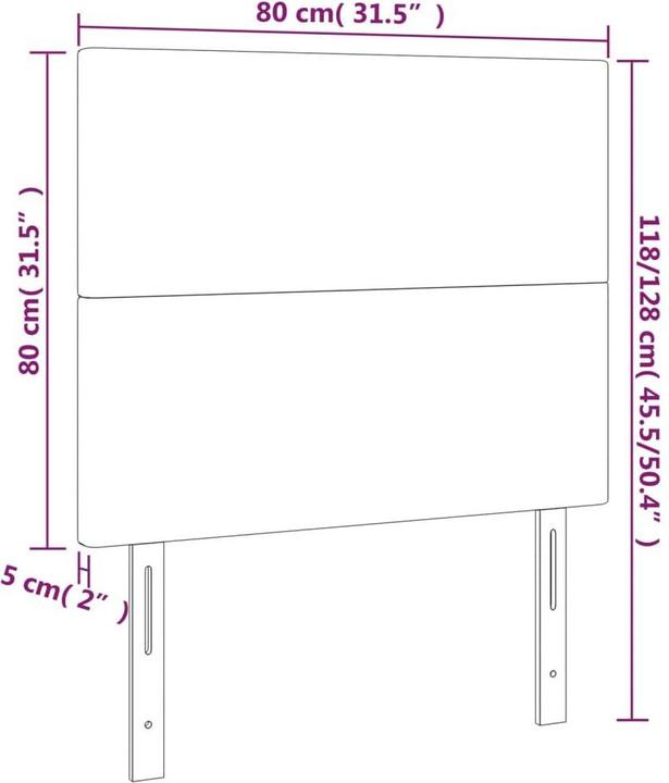 Produktbild VidaXL Lauriane (80 x 5 x 128 cm)