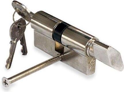 Haushalt CYLINDER LOCK W KNOB 80MM 40X40 CHRO 5K