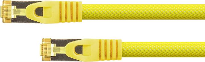 Produktbild Python ® Series RJ45 Patchkabel mitCat.7 Rohkabel, Rastnasenschutz (RNS®) und Nylongeflecht, S/FTP, PiMF, h (S/FTP, CAT7, 1.50 m)
