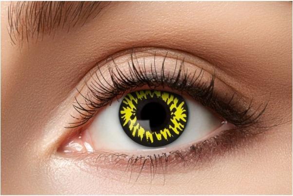 Produktbild Eyecatcher Kontaktlinsen Werewolf gelb (Gelb)