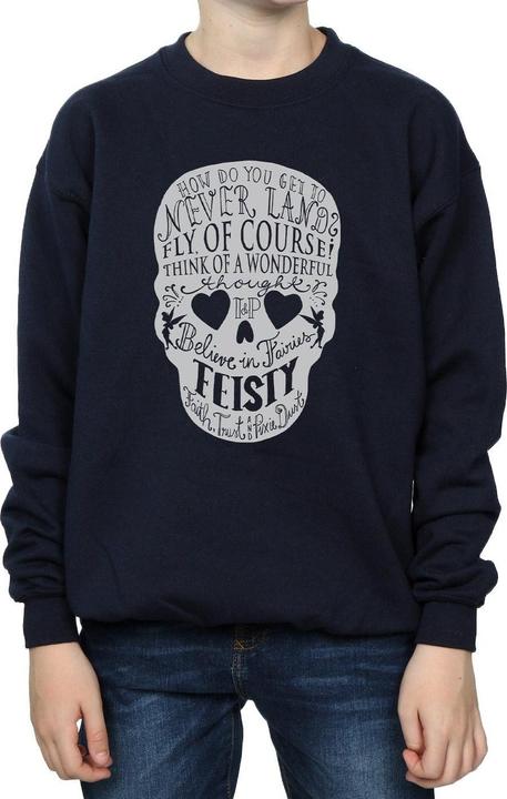 Actual product image Disney Boys Tinker Bell Skull Sweatshirt (140, 146)