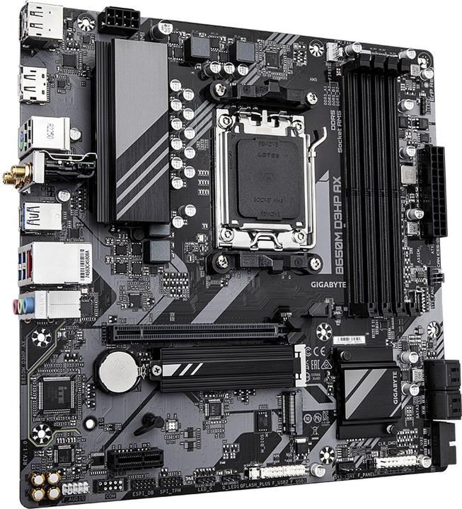 Image du produit Gigabyte B650M D3HP AX (AM5, AMD B650, mATX)