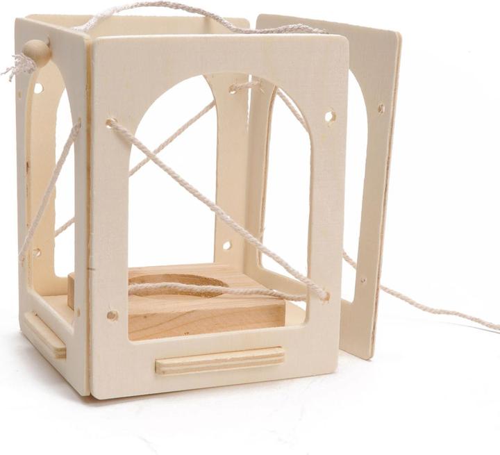 Immagine prodotto Lanterna di legno (10 x 10 x 12 cm)