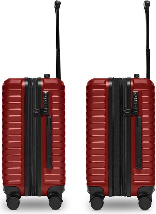 Actual product image Redolz Essentials 18 4-wheel cabin trolley 55 cm with stretch fold (44 l, Hand luggage (up to 50 litres))