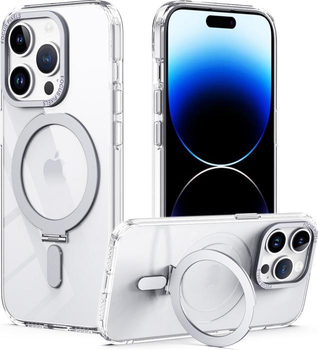 Produktbild RPD iPhone 13 pro max - Magsafe Stand Etui silber (Apple iPhone 13 Pro Max)