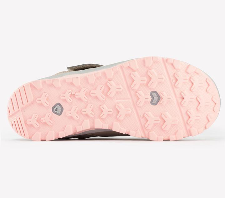 Actual product image Quechua Hiking shoes kids size 28-34 low velcro hiking - NH500 beige/pink (29)