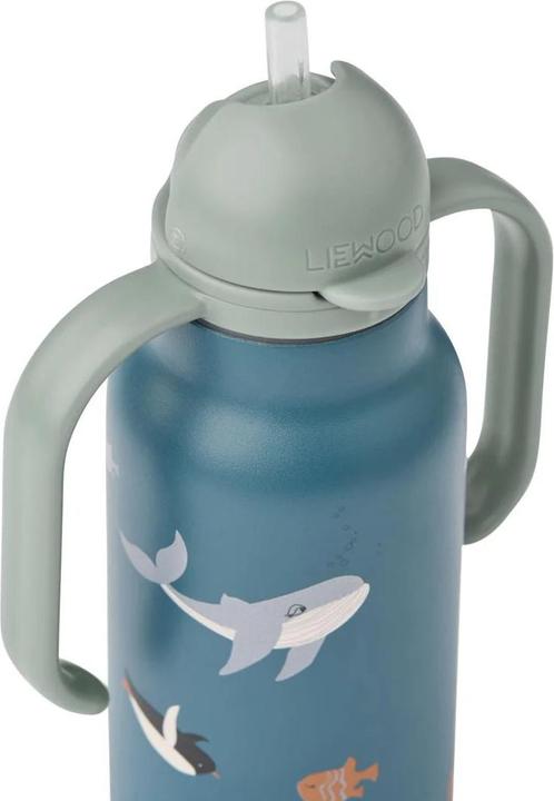 Produktbild Liewood Trinkflasche Kimmie aus Stahl Arctic Sea Ocean View