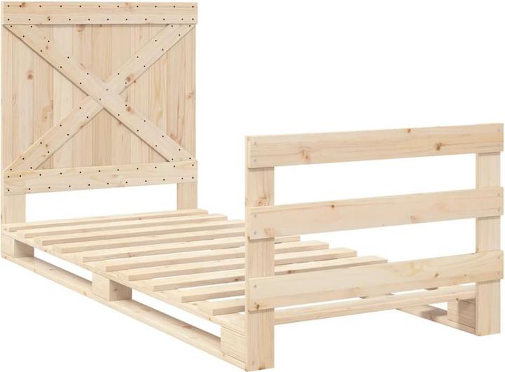 Immagine prodotto VidaXL Letto con testiera in pino (90 x 200 cm)